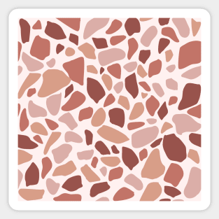 PinkTerazzo tile pattern Sticker